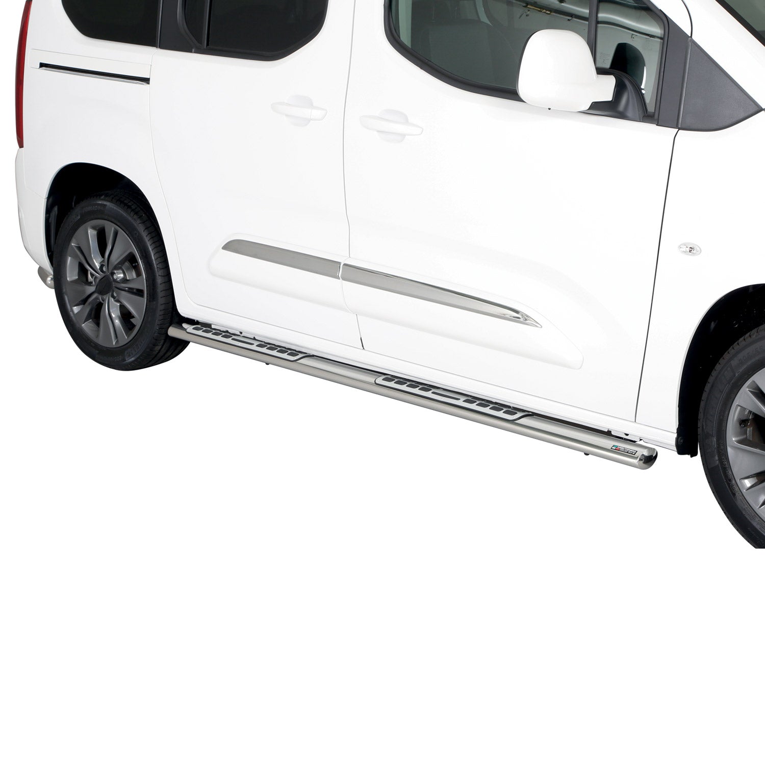 Stahl Schwellerrohre Trittbretter für Toyota Proace City Verso 2019-2026 Kurzer
