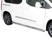 Stahl Schwellerrohre Trittbretter für Toyota Proace City Verso 2019-2026 Kurzer