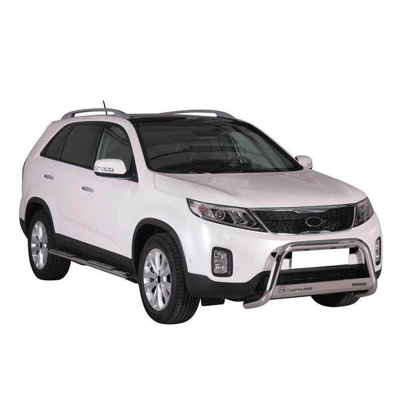 Frontbügel Frontschutzbügel für Kia Sorento 2012-2015 ø63mm Stahl Silber Schutz