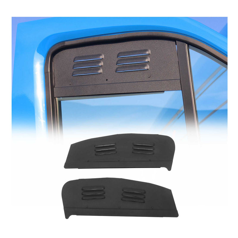 Lüftungsgitter Be & Entlüftung für Renault Trafic 3 2014-2024 Alu Schwarz 2x