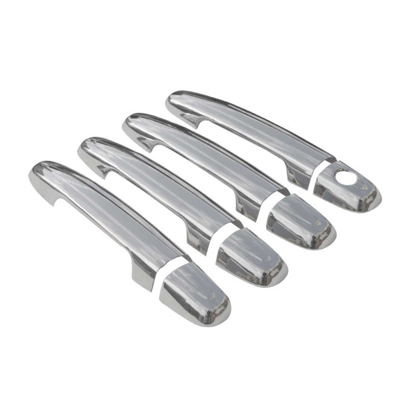 Door handle cover door handle caps for Citroen C1 2014-2024 4-door stainless steel silver 8x