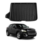 Kofferraumwanne Laderaumwanne für Audi Q2 2017-2026 Untere Gummi TPE Schwarz