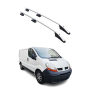 Alu Dachreling Querträger für Opel Vivaro 2001-2014 L1 Kurzer Radstand Grau