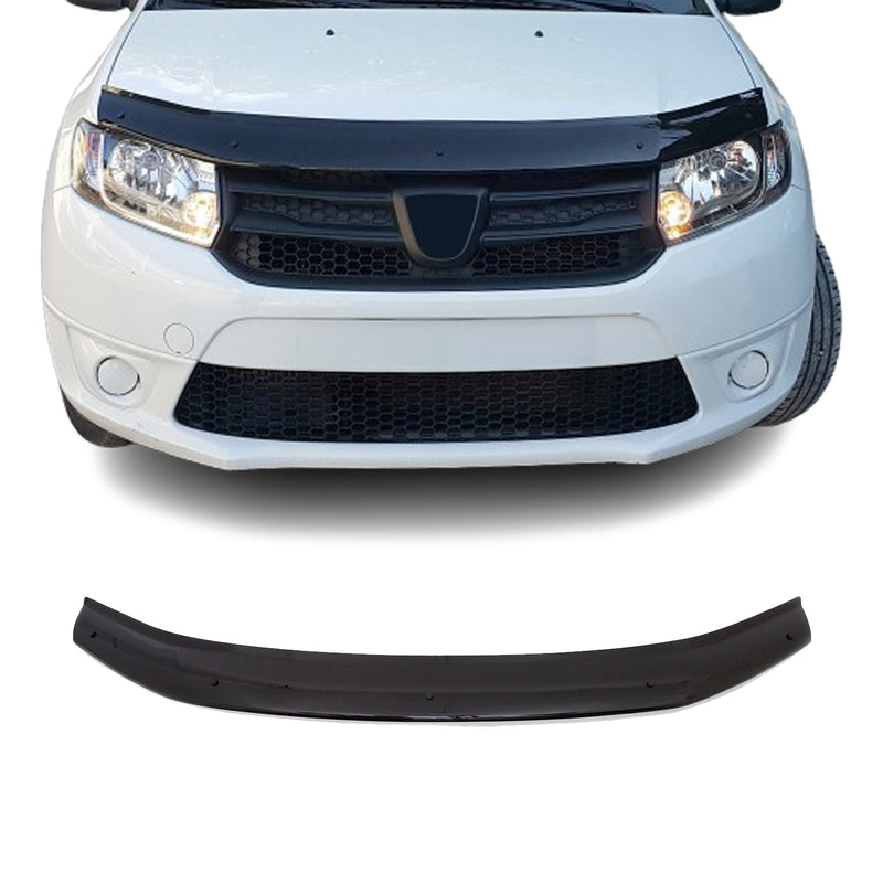 Motorhaube Deflektor Insektenschutz für Dacia Logan MCV 2013-2020 Dunkel
