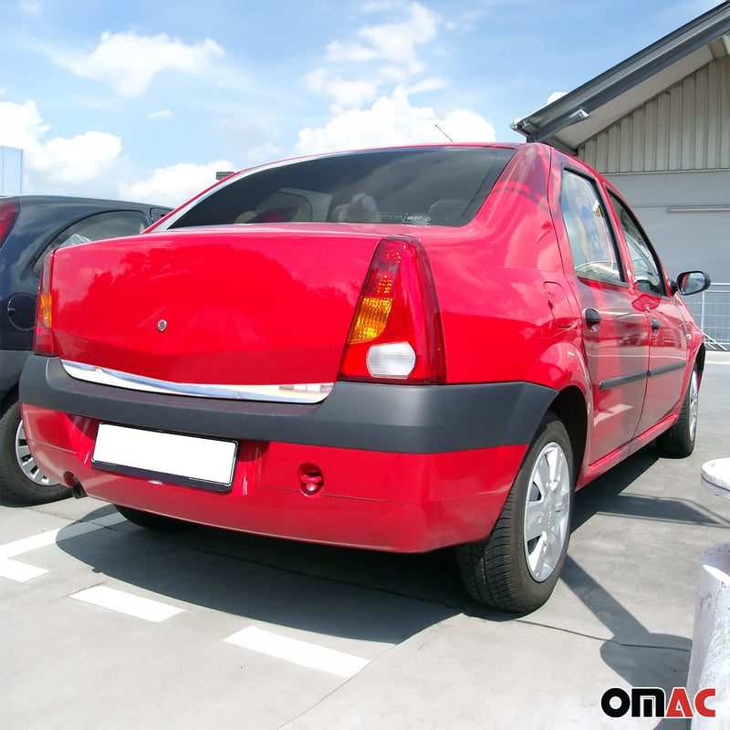 Kofferraumleiste Heckklappe Leiste für Dacia Logan Limo Untere Chrom Edelstahl