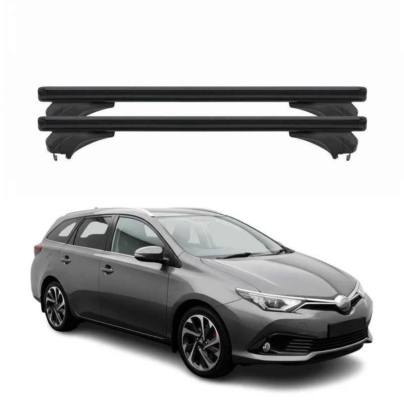 Menabo Dachträger für Toyota Auris / Corolla E180 Touring Sports 2013-18 Schwarz