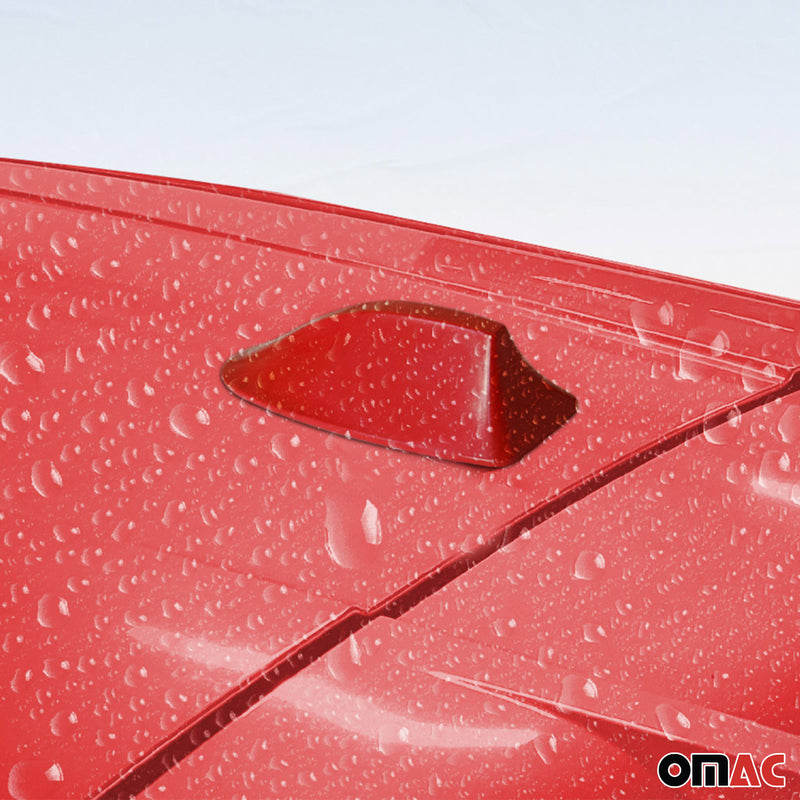 Dachantenne Autoantenne AM/FM Autoradio Shark Antenne Haifischflosse Rot