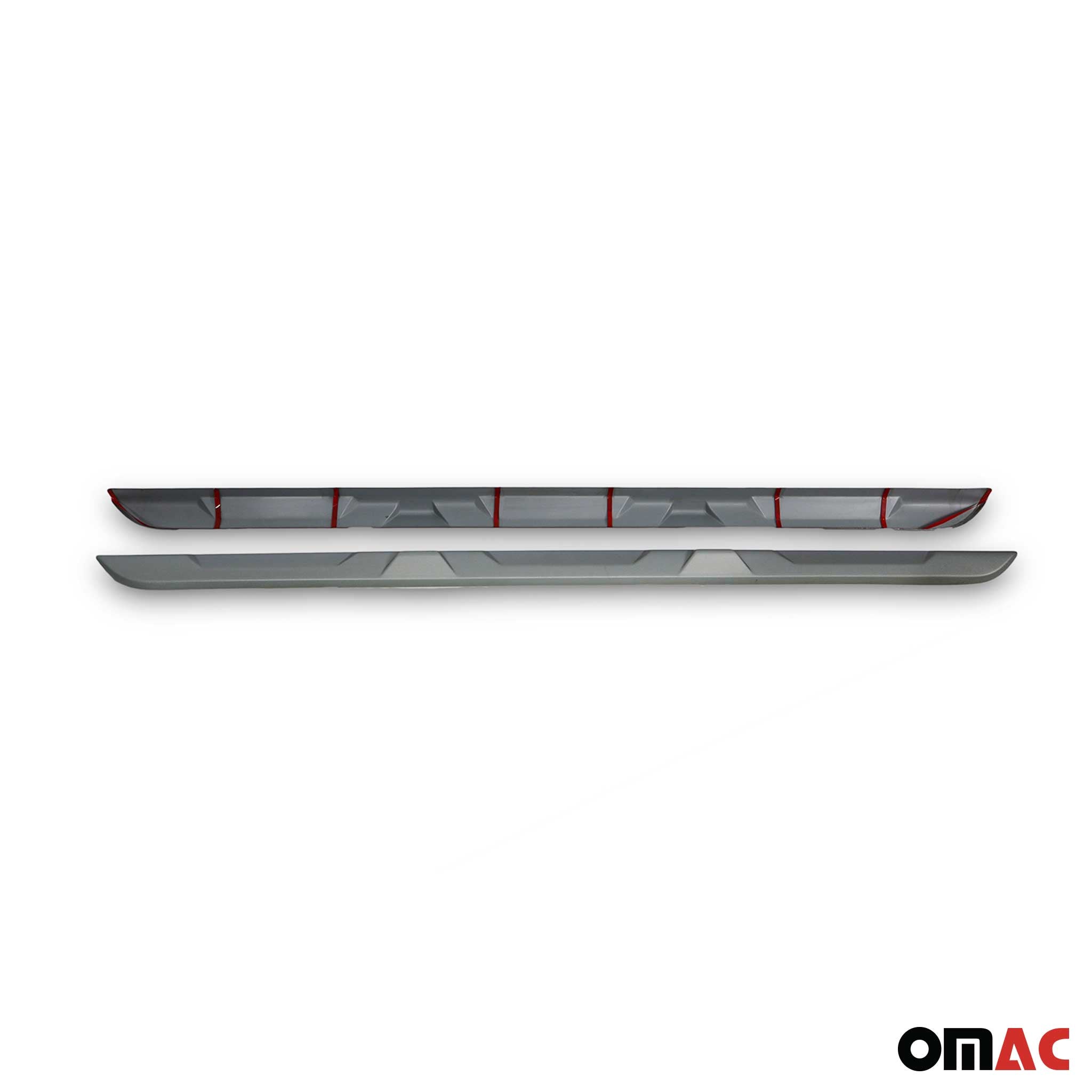 Seitenschweller Stoßstangen Side Skirts Dacia Duster mk2 2018-2024 ABS Grau 2tlg