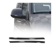Spiegelkappen Leiste für VW T6 T6.1 2015-24 Echt Carbon Silber Schwarz 2x