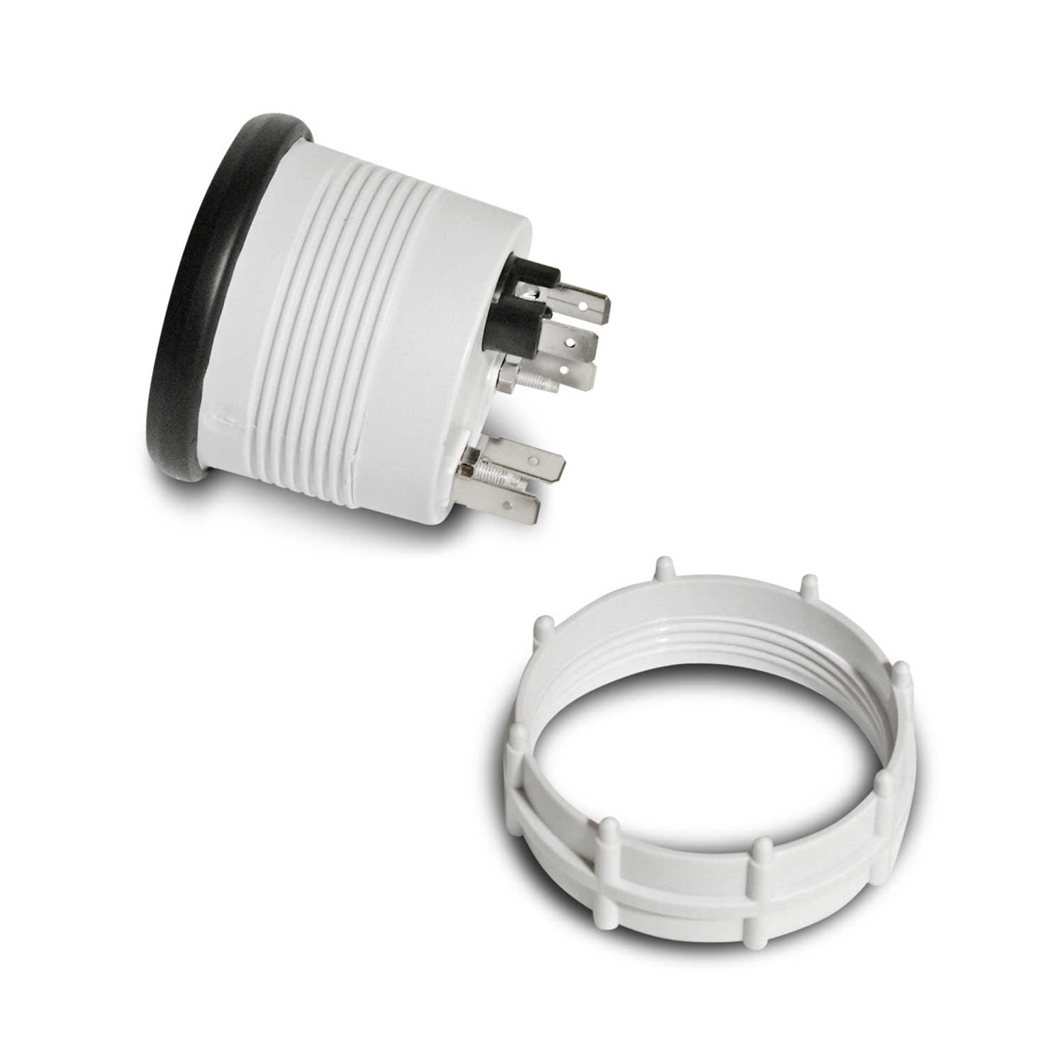 Zusatzinstrument Öldruck Youngtimer Ø52mm Universalle schwarz