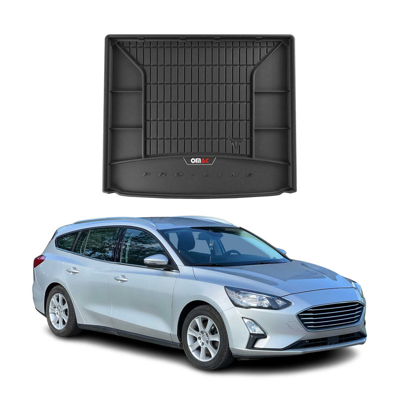 OMAC Gummi Kofferraumwanne für Ford Focus Turnier 2018-2025 TPE Laderaumwanne