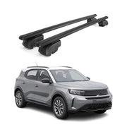 Dachträger Grundträger für Opel Frontera 2024-2026 Aluminium Schwarz 2tlg