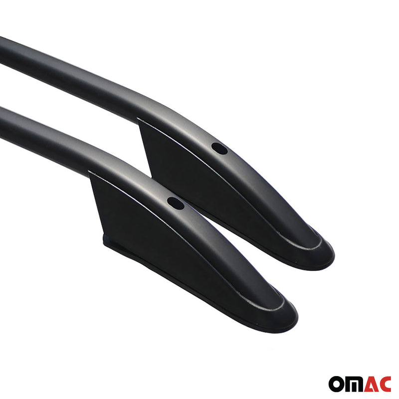 Alu Dachreling Querträger für Ford Transit 2014-2025 L2 Mittel Radstand Schwarz