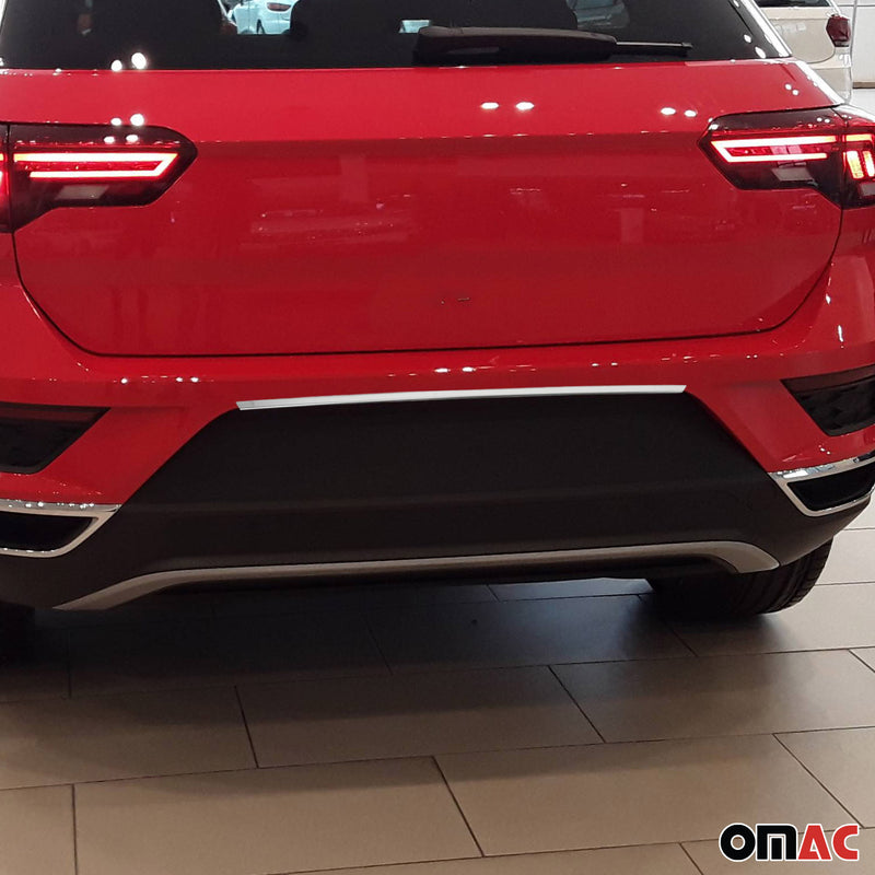 Kofferraumleiste Heckklappe Leiste für VW T-Roc 2017-2022 Edelstahl Chrom 1tlg