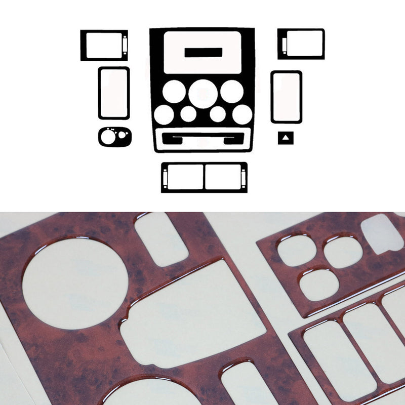 Innenraum Dekor Cockpit für Ford Connect 2002-2006 Wurzelholz Optik 10tlg