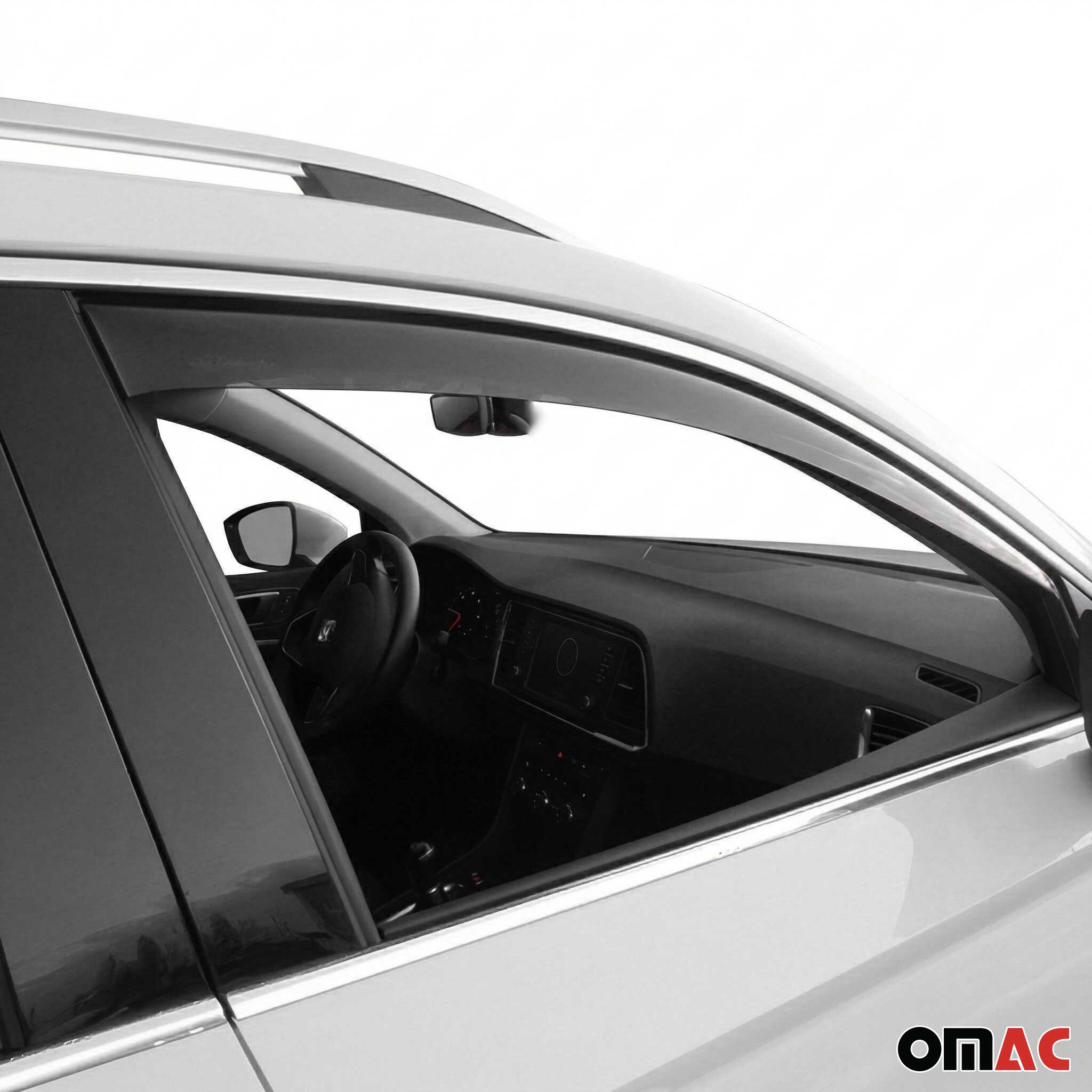 Windabweiser Regenabweiser für Seat Ateca 2016-2020 5tür Dunkel Acryl 2tlg
