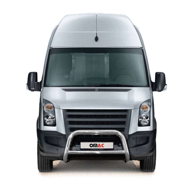 Frontbügel Frontschutzbügel für VW Crafter 2006-2017 mit ABE Stahl Silber