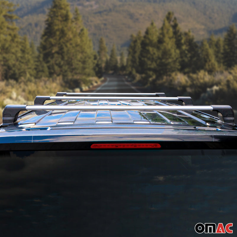 Dachträger Grundtäger für Renault Trafic mk2 2001-2014 75kg Alu Silber 3 tlg