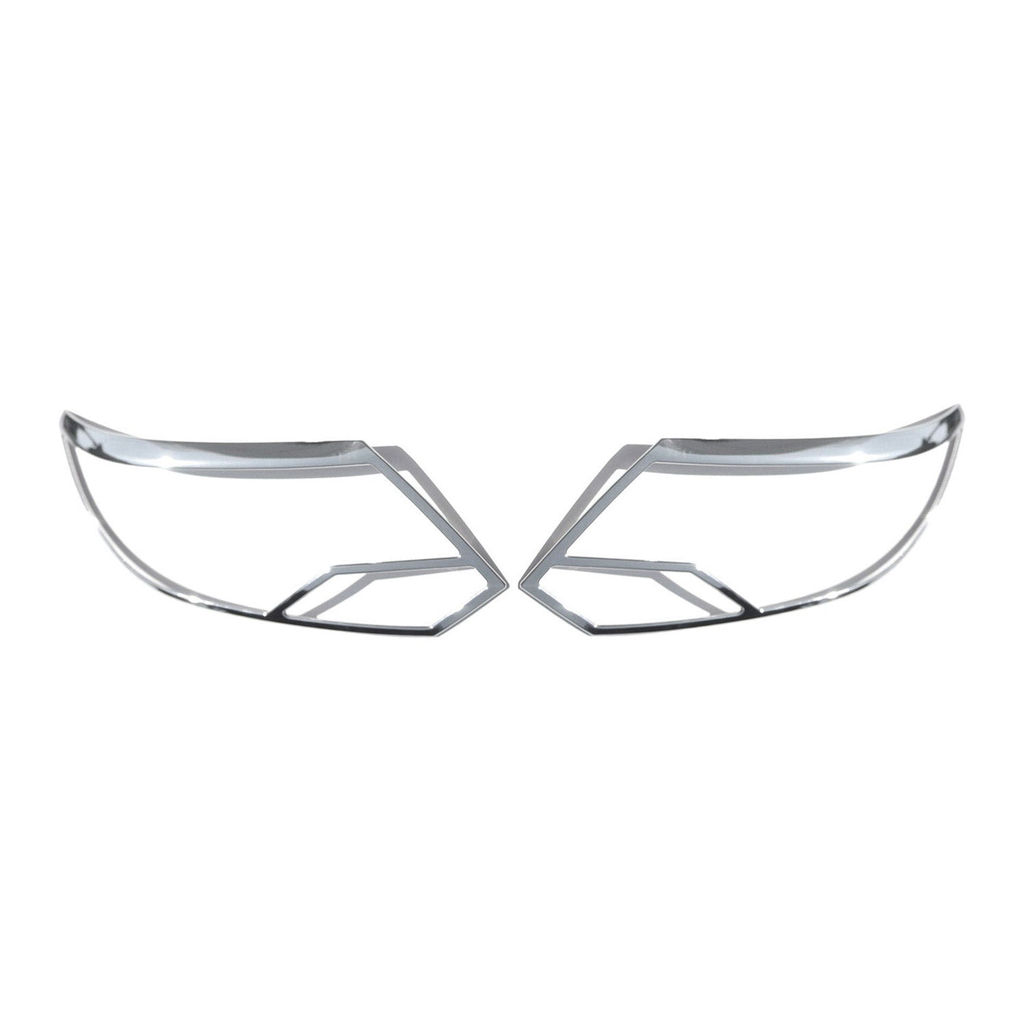 Scheinwerfer Leisten Scheinwerferblende für VW Tiguan 2011-2016 Chrom ABS 2tlg