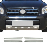 Kühlergrill Leisten Grillleisten für Toyota RAV4 2006-2009 Edelstahl Chrom 4tlg