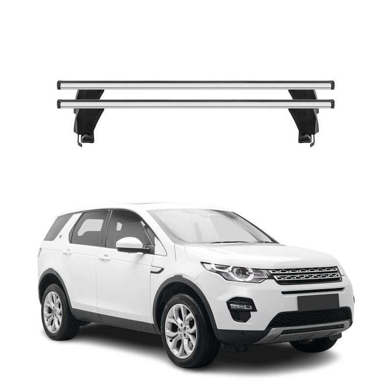 Menabo Dachträger für Land Rover Discovery Sport 2015-2019 50kg Alu Silber 2x