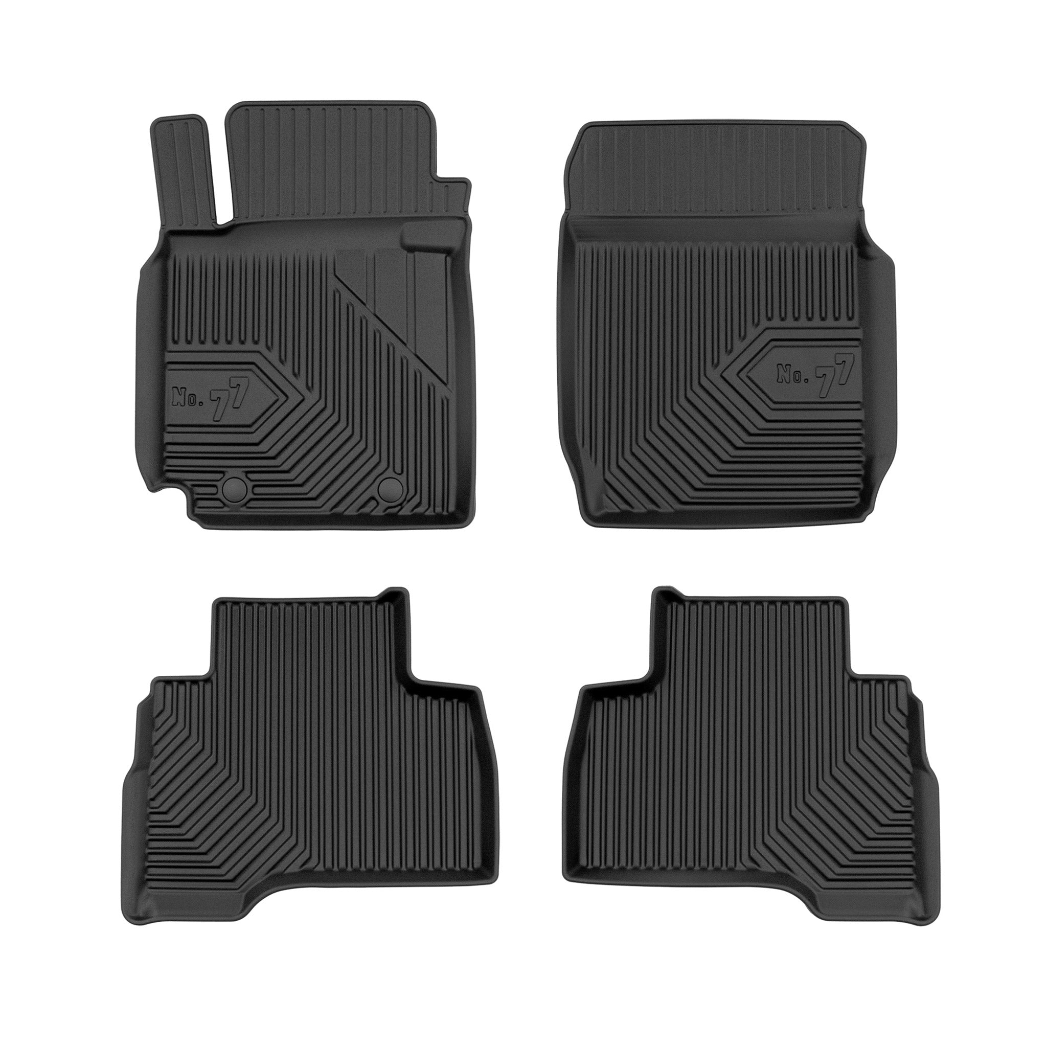 Fußmatten Gummimatten für Suzuki Grand Vitara II 2005-2014 TPE Schwarz 4 tlg