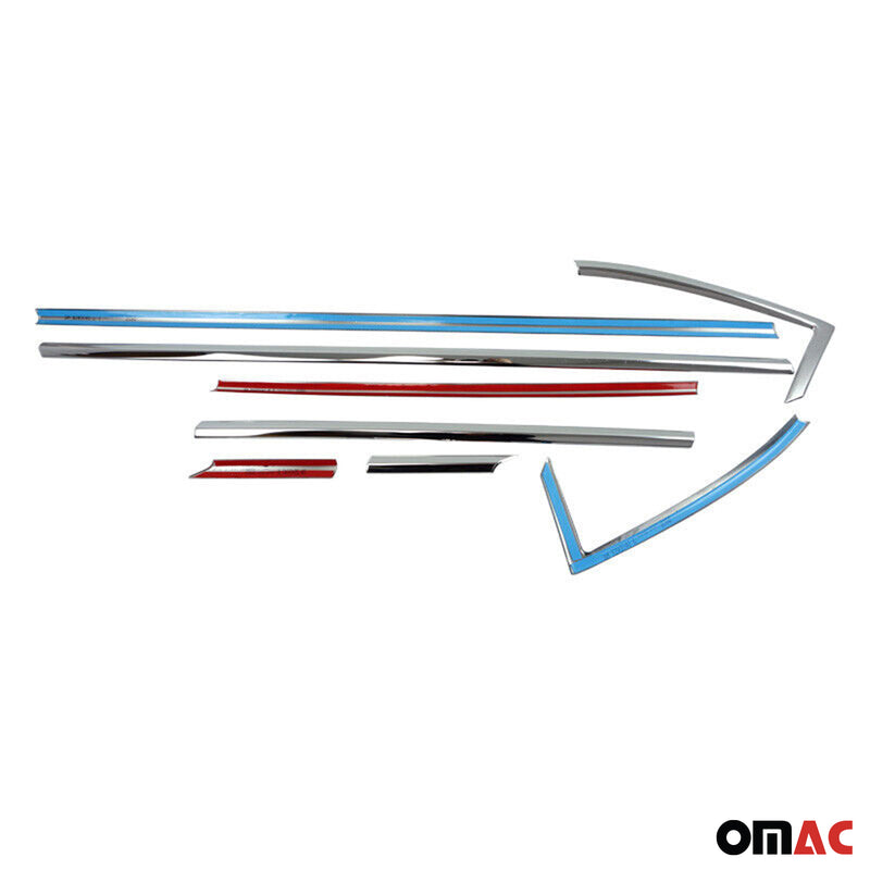 Fensterleisten Zierleisten für Opel Astra K 2015-2019 Edelstahl Chrom 8tlg