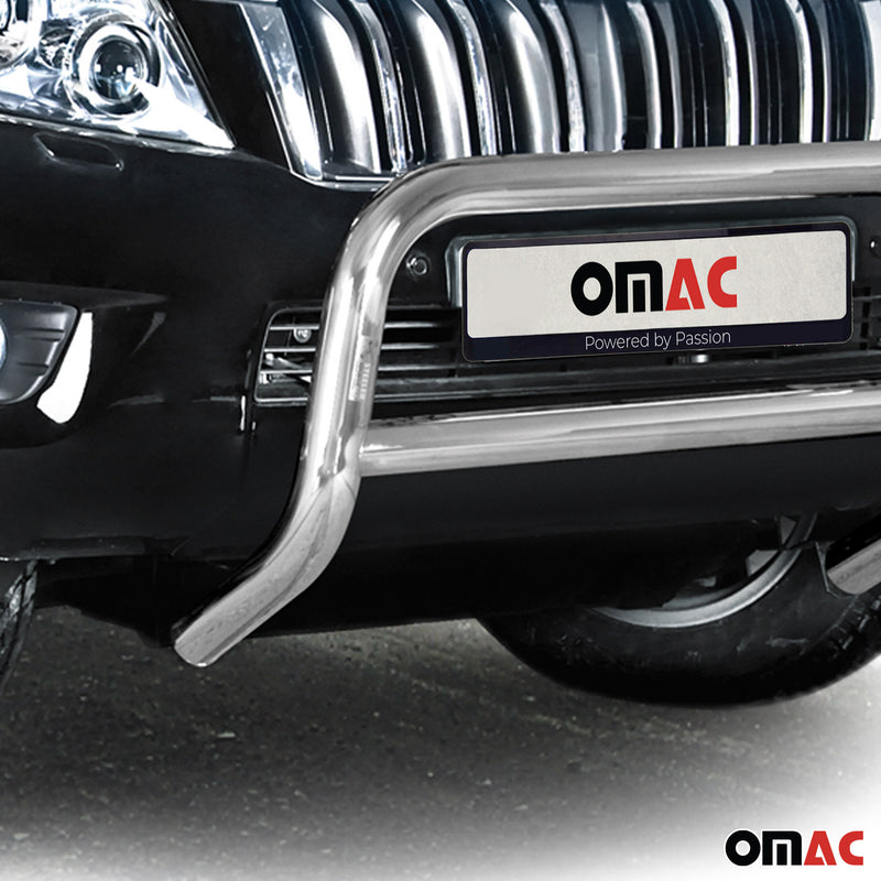 Frontbügel Frontschutzbügel für Toyota Land Cruiser 150 2010-2013 ABE Silber