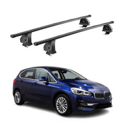 Stahl Dachträger für Bmw 2er Active Tourer F45 2014-2021 TÜV 75 kg 2tlg Schwarz