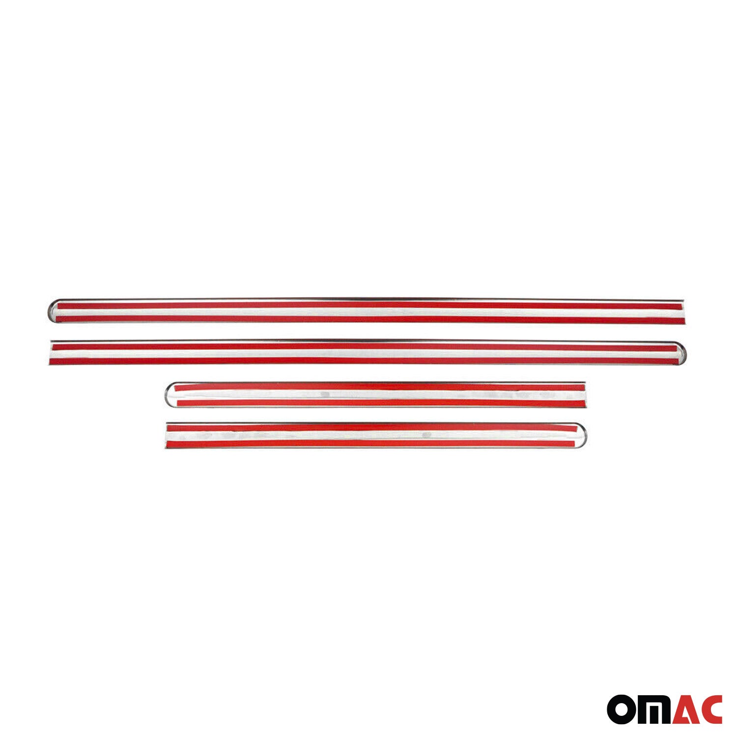 Seitentürleiste Türleisten Türschutzleiste für Opel Corsa C 2000-2006 Chrom 4x