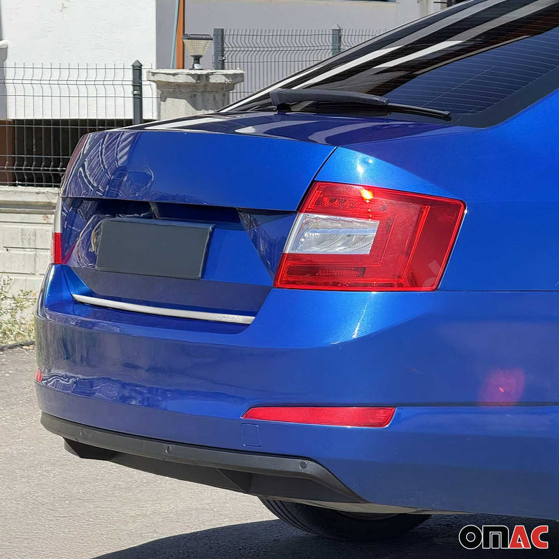 Kofferraumleiste Heckklappe Leiste für Skoda Octavia 2013-2019 Edelstahl Chrom