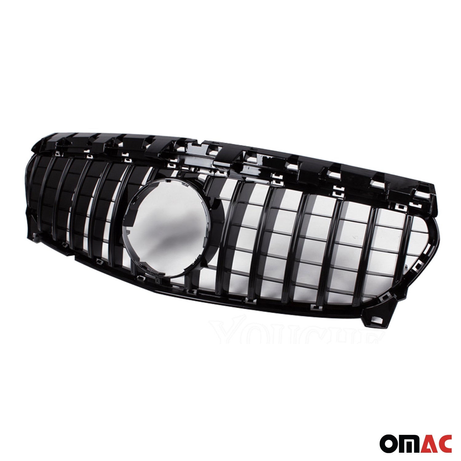 Kühlergrill Grill Frontgrill für Mercedes CLA Coupe C117 2013-2019 Schwarz