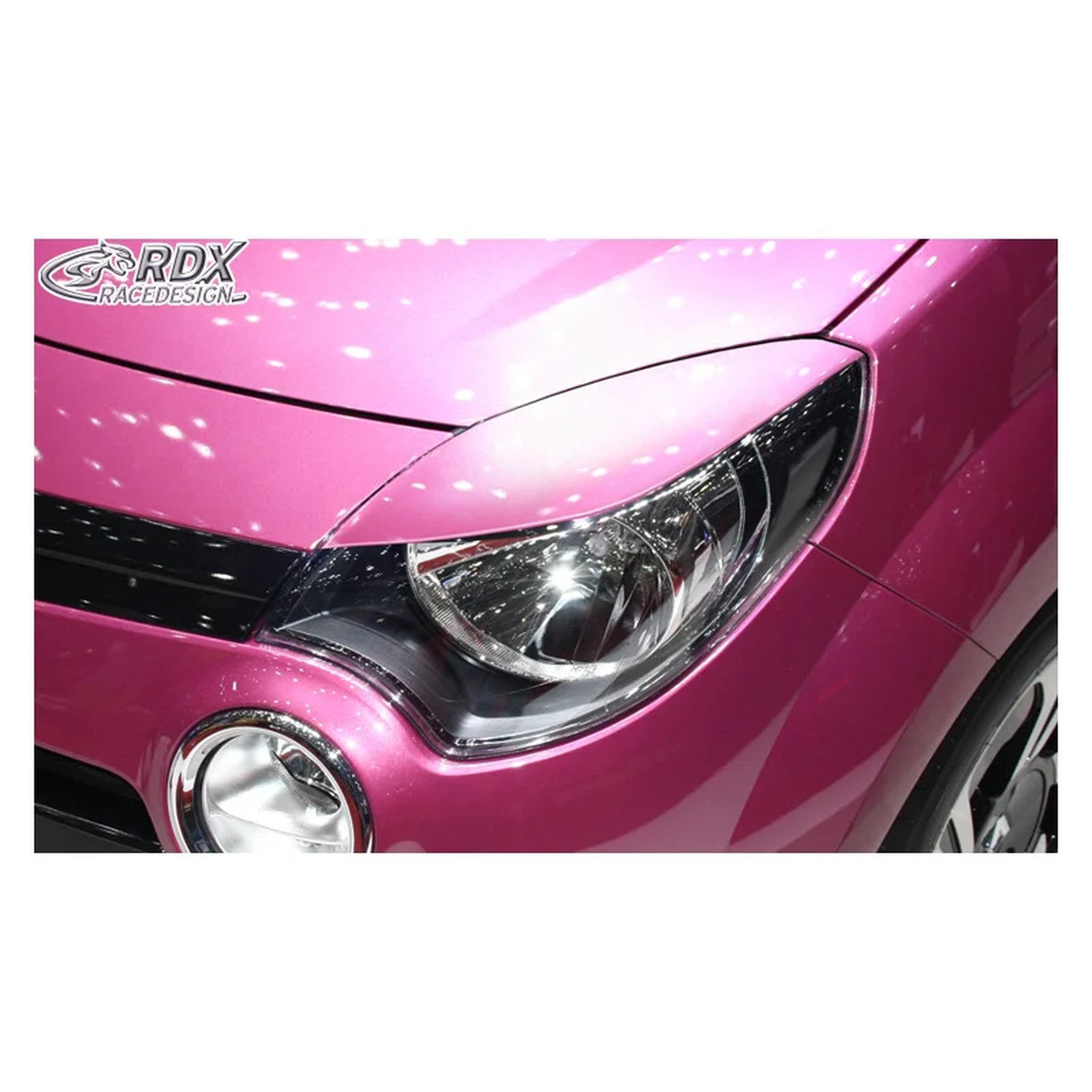 RDX Scheinwerferblenden für Renault Twingo II Facelift 2012-2014 ABS TÜV