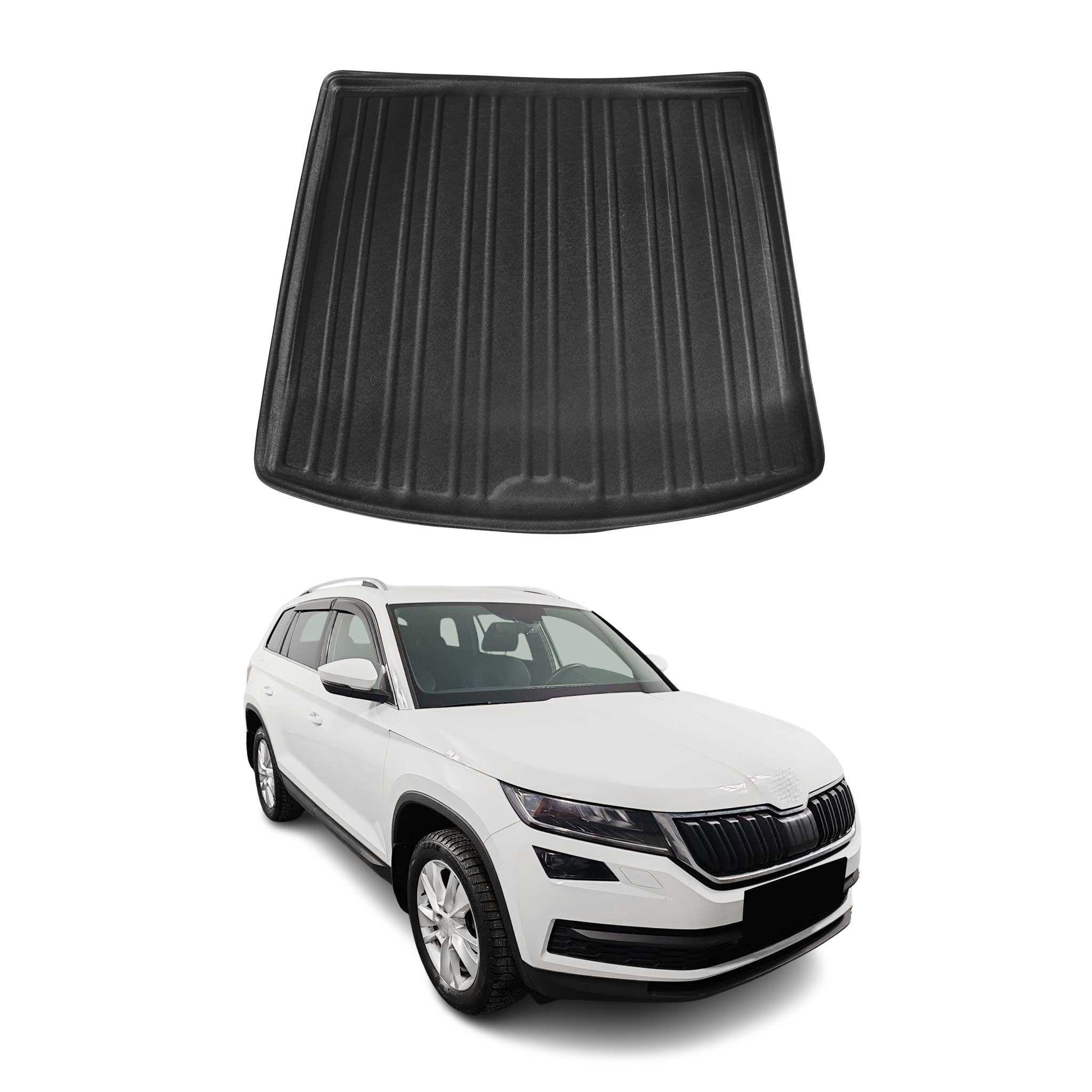 Kofferraumwanne Laderaumwanne für Seat Ateca 2016-2026 Gummi TPE Schwarz