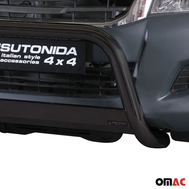 Frontbügel Frontschutzbügel für Toyota Hilux 2011-2015 ø63mm Stahl Schwarz