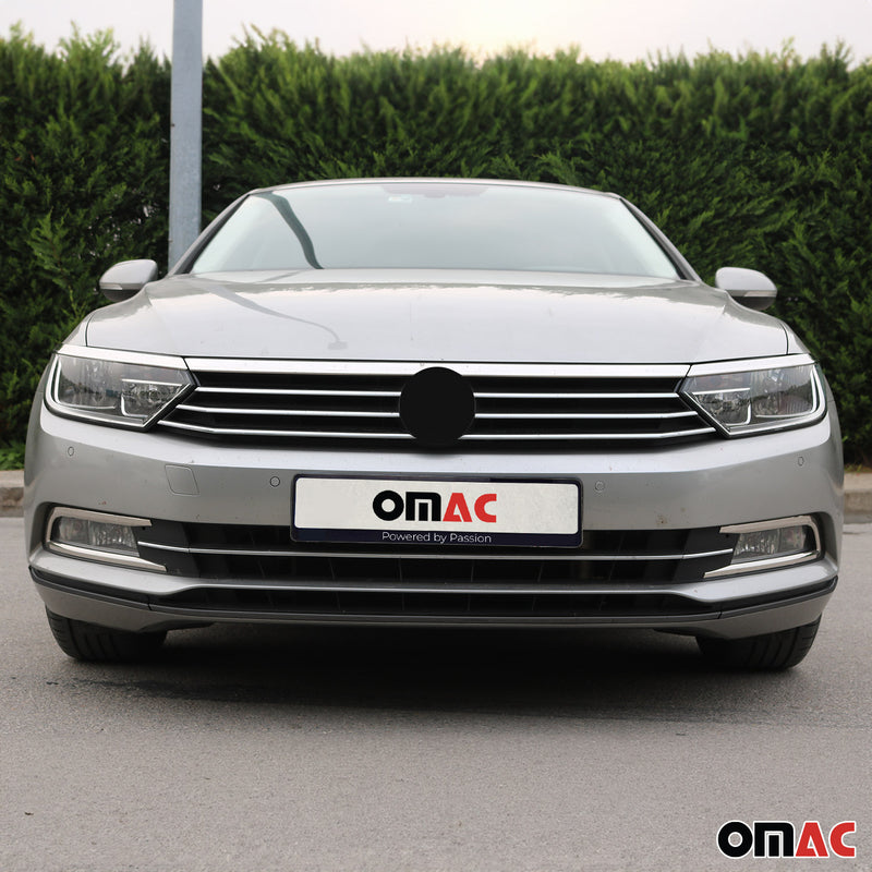 Kofferraumleiste Heckklappe Leiste für VW Passat 2014-2019 Edelstahl Dunkel 3tlg