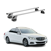 Menabo Dachträger für Mercedes E Klasse W212 Limo 2013-2016 75kg Stahl Silber 2x