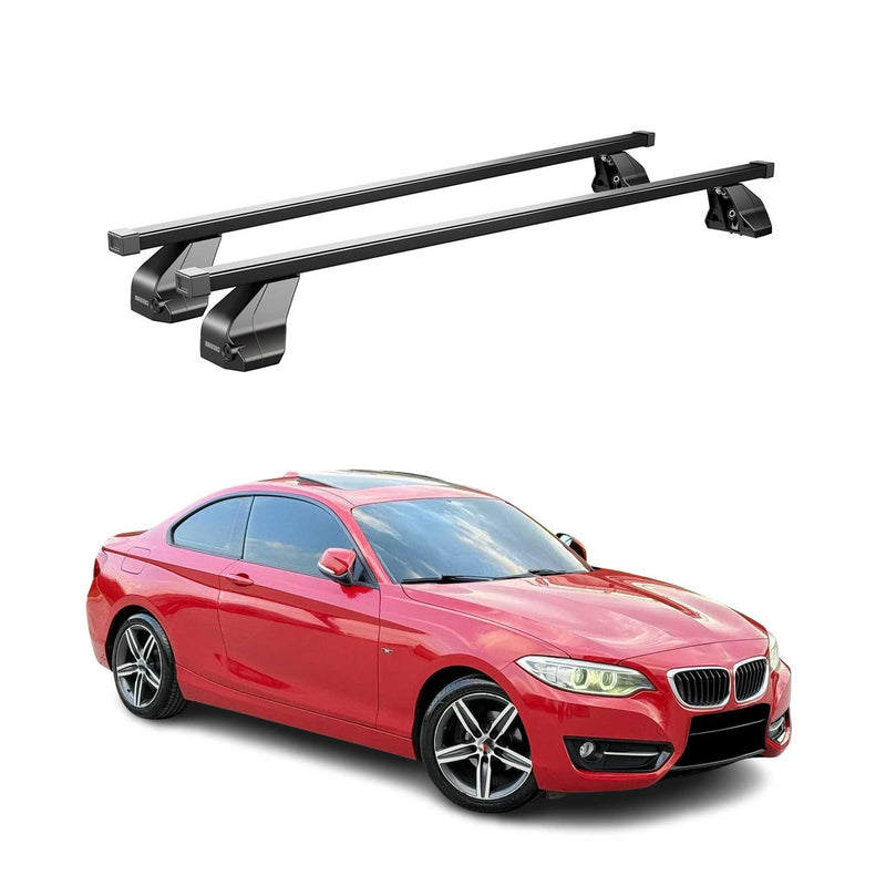 Menabo Dachträger Grundtäger für BMW 2er F22 Coupe 2012-2021 75kg Stahl Schwarz