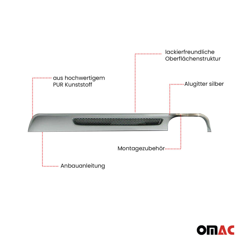 RDX Heckschürzenansatz für Peugeot 207 2006-2023 ABS