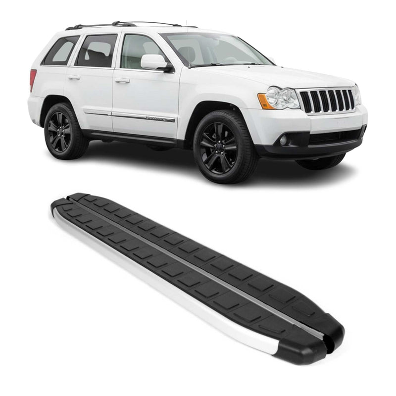 Alu Trittbretter für Jeep Grand Cherokee 2005-2011 Seitenbretter Seitenschweller