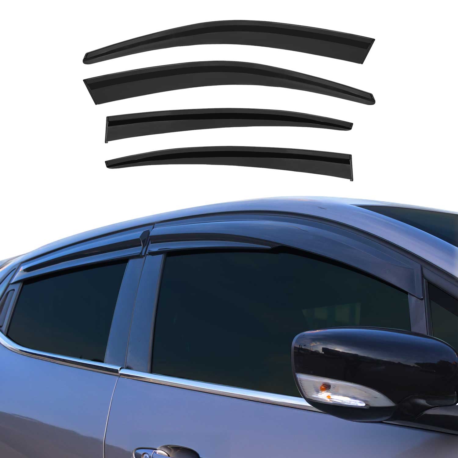 Windabweiser Regenabweiser für Fiat Tipo Kombi Limo Schrägheck 2015-2026 4tlg