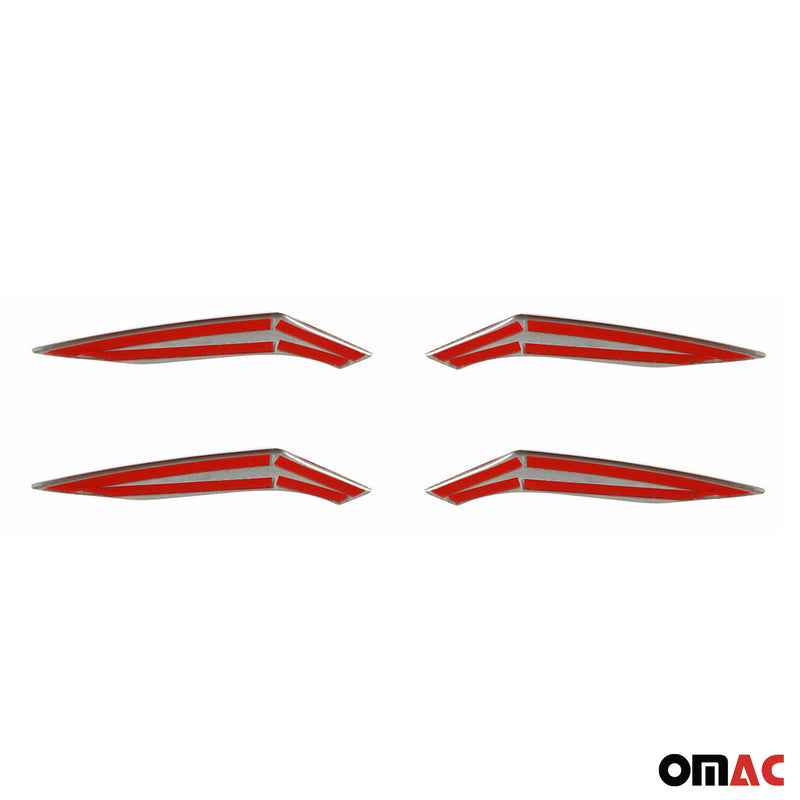 Nebelscheinwerfer Rahmen Umrandung für Renault Clio 2019-2025 Edelstahl 5x