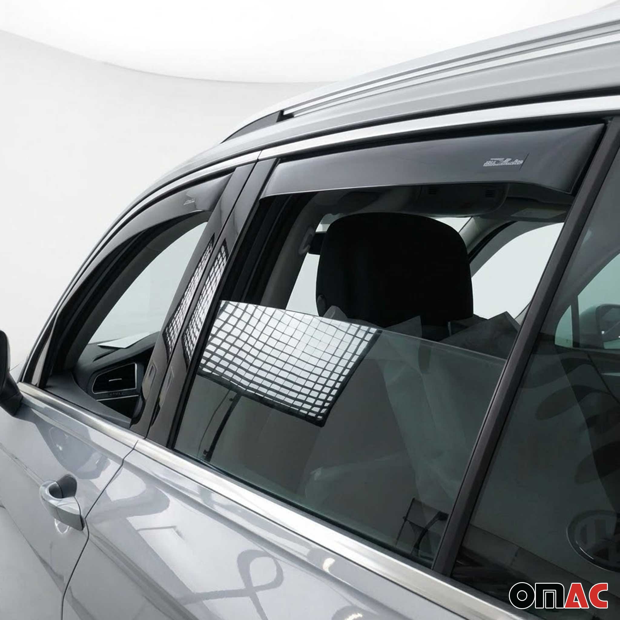 Windabweiser Regenabweiser für VW Tiguan AD 2016-2024 Acryl Dunkel 4tlg