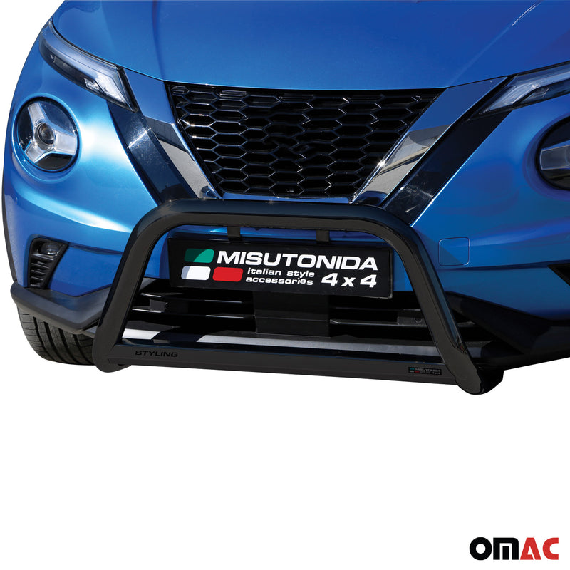 Frontbügel Frontschutzbügel für Nissan Juke 2020-2025 ø63mm Stahl Schwarz Schutz