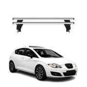 Menabo Dachträger Grundtäger für Seat Leon mk2 2009-2012 FL 50kg Alu Silber 2x