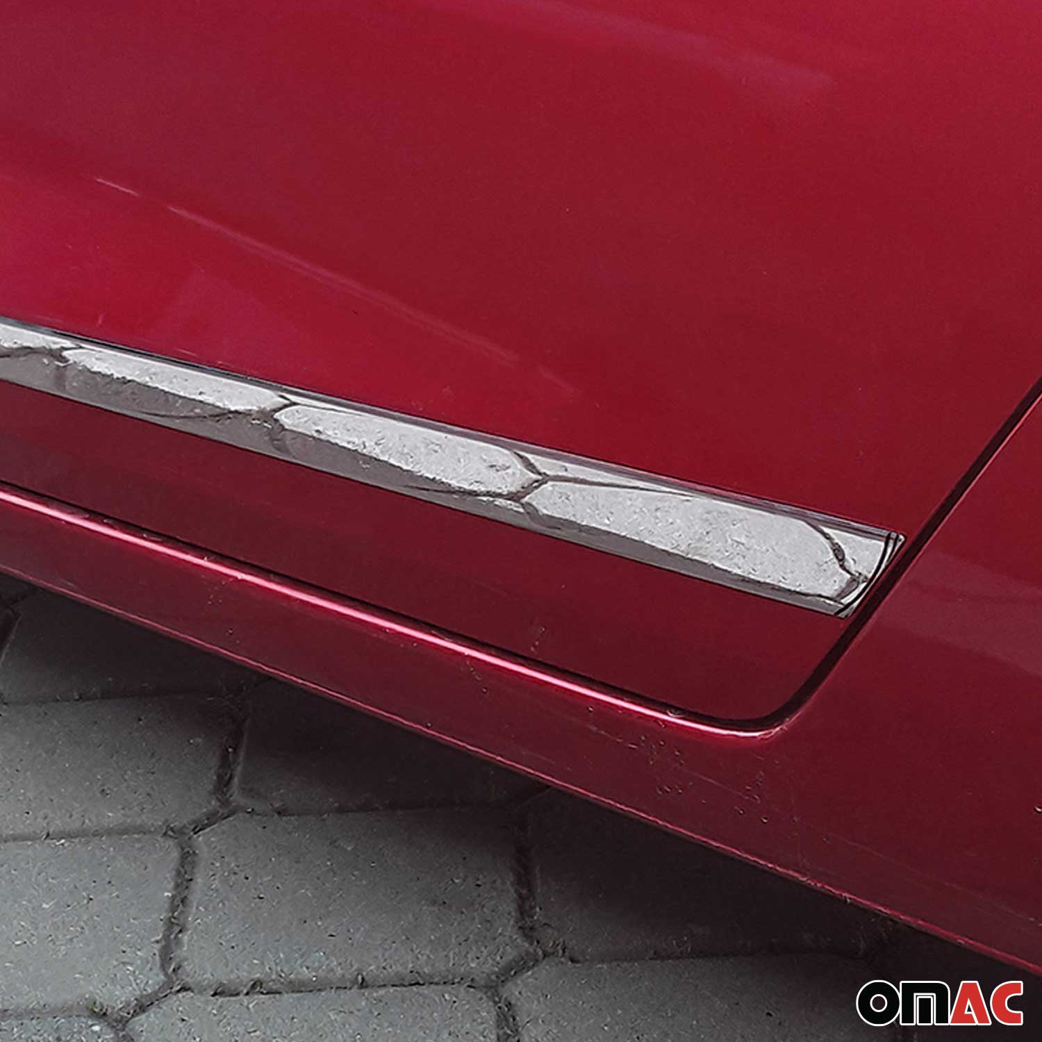 Seitentürleiste Türschutzleiste für Honda Jazz IV 2020-2026 Edelstahl Chrom 4tlg