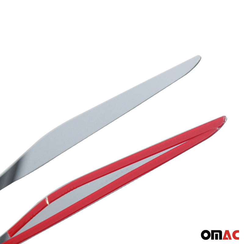 Seitentürleiste Türleisten Türschutzleiste für Renault Clio 2012-2019 Chrom 4x