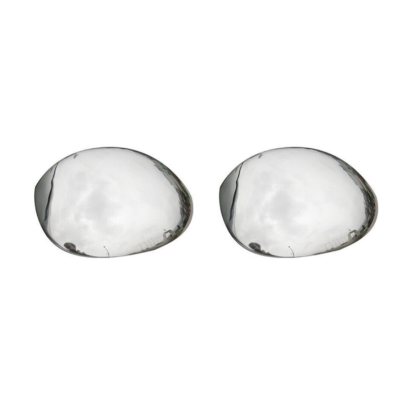 Mirror caps mirror cover for Citroen C3 2002-2009 stainless steel silver 2 pieces