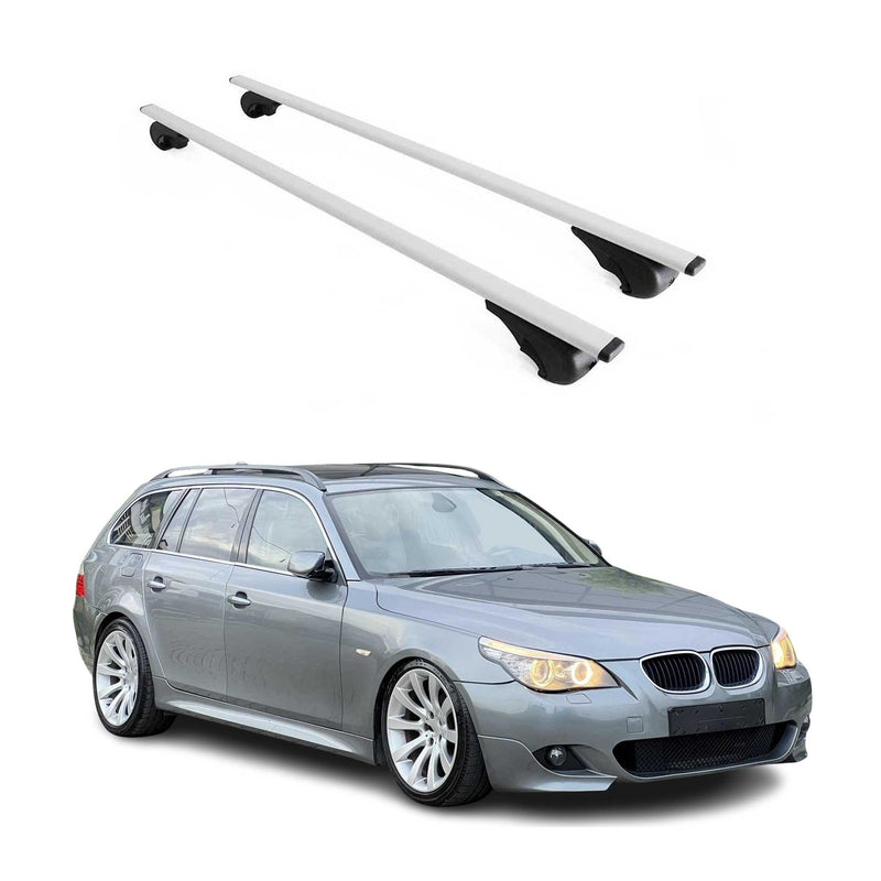 Dachträger für BMW 5er E61 Touring 2004-10 / M5 E61 Touring 2007-10 75kg Grau