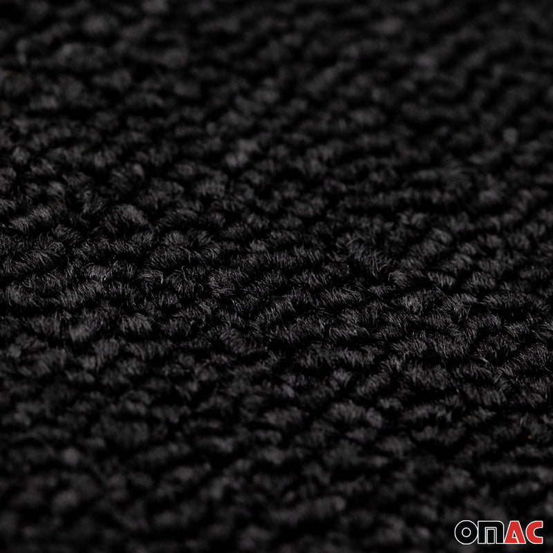Velours Fußmatten für Skoda Octavia III 2012-2019 Autoteppich Schwarz 4 tlg